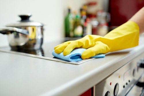 Final property cleaning for a Fulham flat before tenants move out