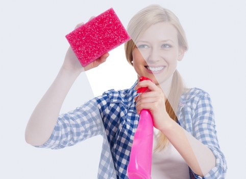 Local domestic cleaner working in a Fulham apartment building
